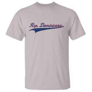 Dominican Republic T Shirt Rep Dominicana Vintage Flag Baseball Script TS10 Ice Gray Print Your Wear