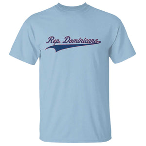 Dominican Republic T Shirt Rep Dominicana Vintage Flag Baseball Script TS10 Light Blue Print Your Wear