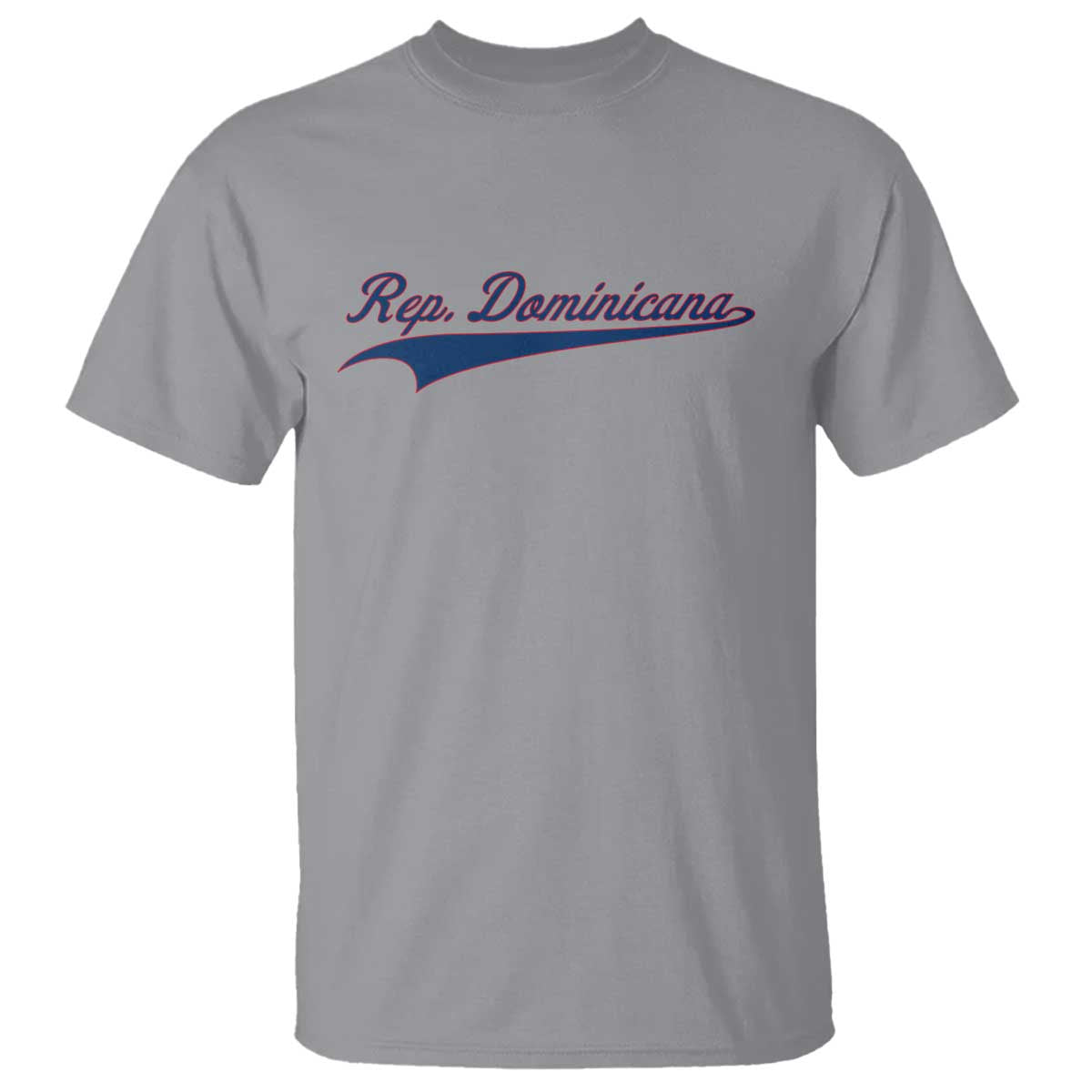 Dominican Republic T Shirt Rep Dominicana Vintage Flag Baseball Script TS10 Sport Gray Print Your Wear
