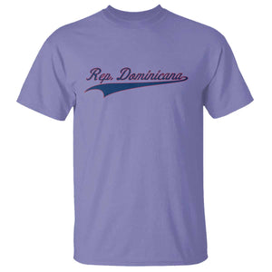Dominican Republic T Shirt Rep Dominicana Vintage Flag Baseball Script TS10 Violet Print Your Wear
