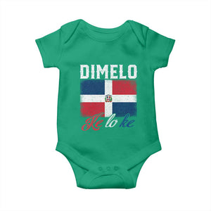 Dimelo Ke Lo Ke Dominican Republic Flag Baby Onesie TS10 Irish Green Print Your Wear