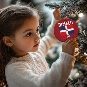 Dimelo Ke Lo Ke Dominican Republic Flag Christmas Ornament TS10 Print Your Wear