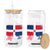 Dimelo Ke Lo Ke Dominican Republic Flag Glass Can TS10 Print Your Wear