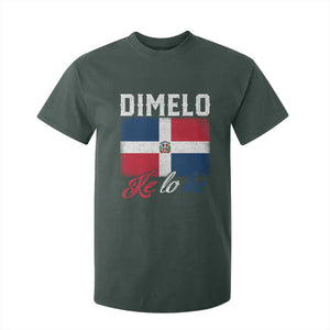 Dimelo Ke Lo Ke Dominican Republic Flag T Shirt For Kid TS10 Dark Forest Green Print Your Wear