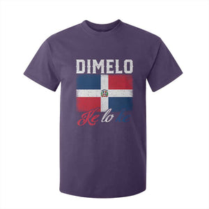 Dimelo Ke Lo Ke Dominican Republic Flag T Shirt For Kid TS10 Purple Print Your Wear