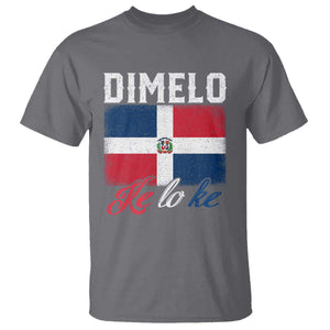 Dimelo Ke Lo Ke Dominican Republic Flag T Shirt TS10 Charcoal Print Your Wear