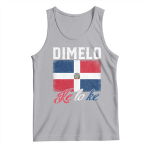 Dimelo Ke Lo Ke Dominican Republic Flag Tank Top TS10 Athletic Heather Print Your Wear