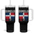 Dimelo Ke Lo Ke Dominican Republic Flag Tumbler With Handle TS10 One Size: 40 oz Black Print Your Wear