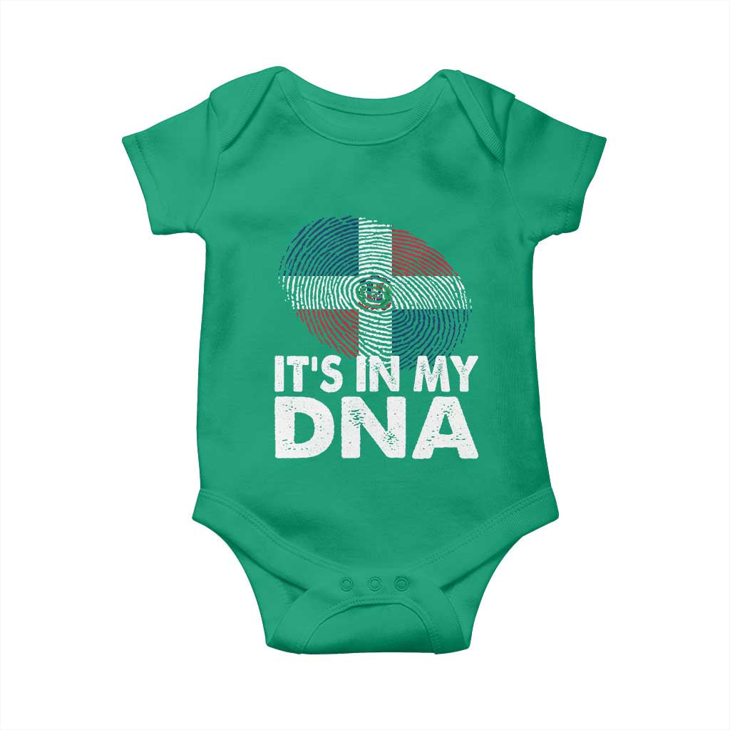 It's in My DNA Dominican Flag Baby Onesie TS10 Irish Green Print Your Wear