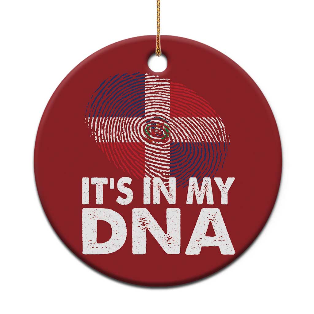It's in My DNA Dominican Flag Christmas Ornament TS10 Print Your Wear