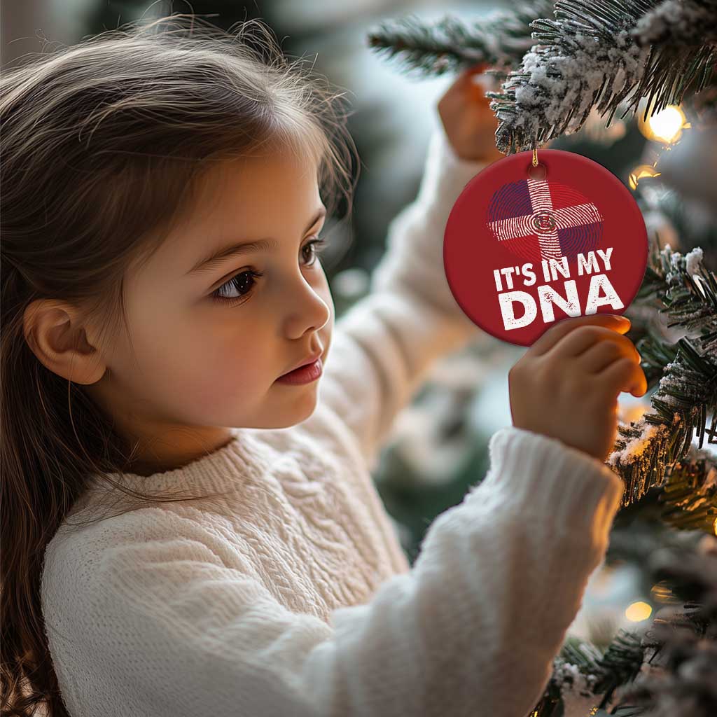 It's in My DNA Dominican Flag Christmas Ornament TS10 Print Your Wear