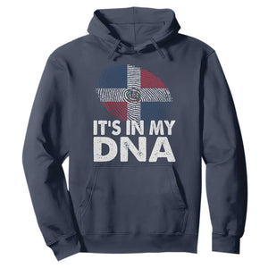 It's in My DNA Dominican Flag Hoodie TS10 Navy Print Your Wear