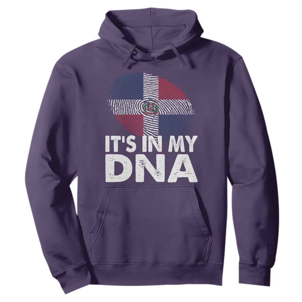 It's in My DNA Dominican Flag Hoodie TS10 Purple Print Your Wear