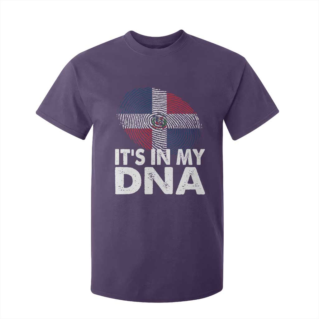 It's in My DNA Dominican Flag T Shirt For Kid TS10 Purple Print Your Wear
