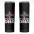 It's in My DNA Dominican Flag Skinny Tumbler TS10 Black Print Your Wear