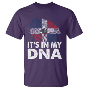It's in My DNA Dominican Flag T Shirt TS10 Purple Print Your Wear