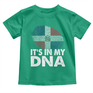 It's in My DNA Dominican Flag Toddler T Shirt TS10 Irish Green Print Your Wear