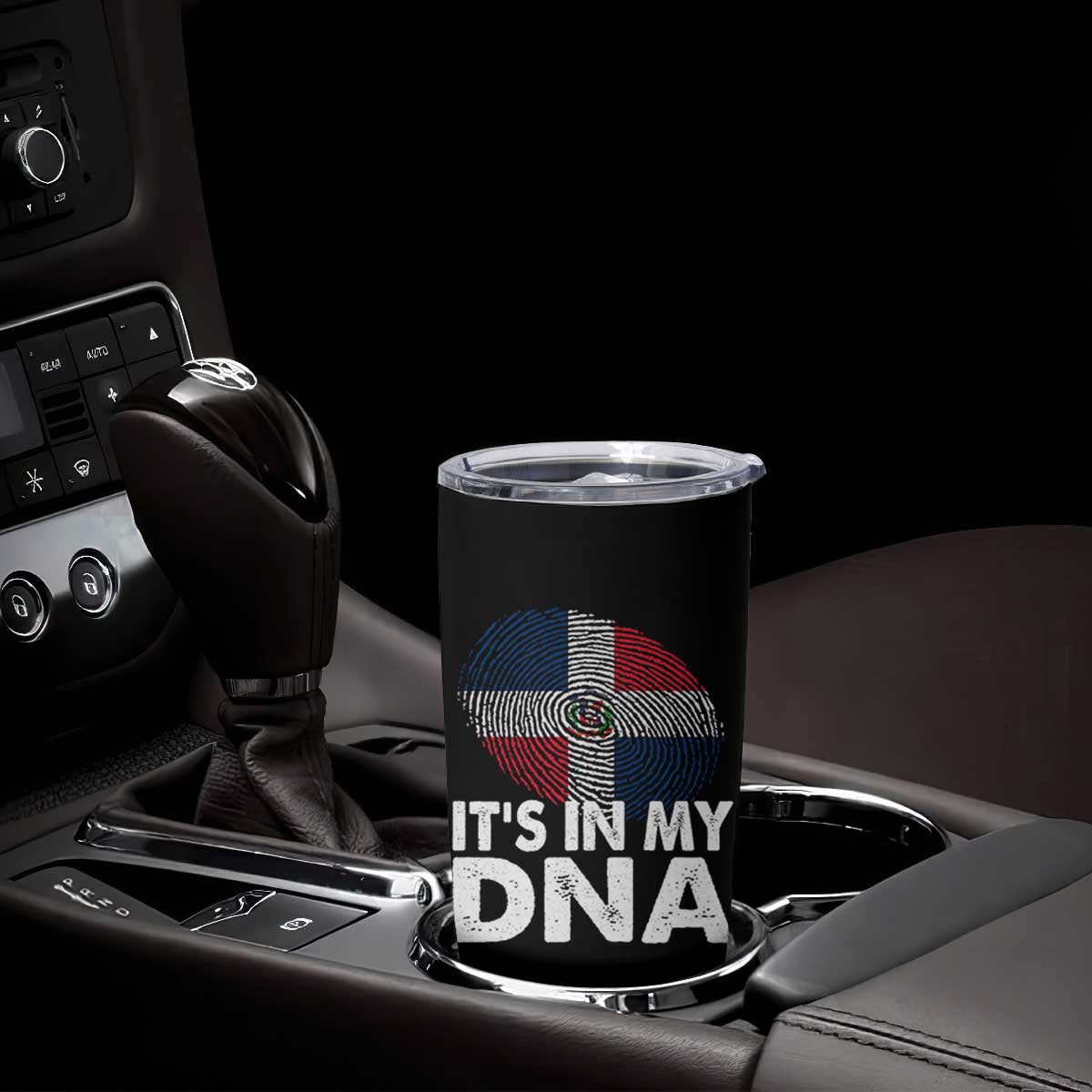 It's in My DNA Dominican Flag Tumbler Cup TS10 Print Your Wear