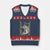 Fishing Puerto Rico Flag V-Neck Knit Sweater Vest Bass Fish Fisherman Camo Camouflage US Flag TS10 Navy Red Print Your Wear