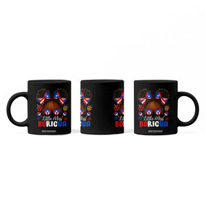 Little Miss Boricua Coffee Mug Puerto Rican Afro Messy Bun Girls Kids TS10 Print Your Wear