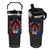 Little Miss Boricua Flip Straw Tumbler Puerto Rican Afro Messy Bun Girls Kids TS10 One Size: 30 oz Black Print Your Wear