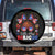 Little Miss Boricua Spare Tire Cover Puerto Rican Afro Messy Bun Girls Kids TS10 No hole Black Print Your Wear