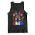Little Miss Boricua Tank Top Puerto Rican Afro Messy Bun Girls Kids TS10 Black Print Your Wear