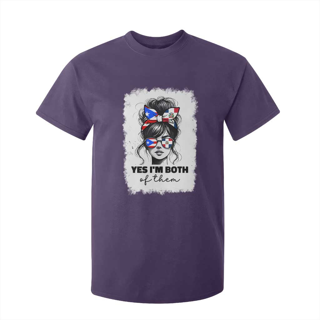 Dominican Puerto Rican Woman T Shirt For Kid Yes Im Both Of Them TS10 Purple Print Your Wear