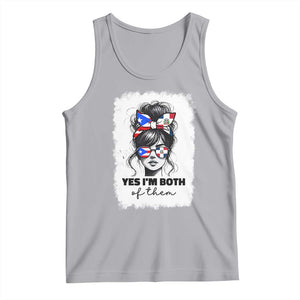 Dominican Puerto Rican Woman Tank Top Yes Im Both Of Them TS10 Athletic Heather Print Your Wear