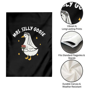 Mrs. Silly Goose Bride Garden Flag Funny Goose Lovers Bride To Be TS10 Print Your Wear