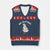 Mrs. Silly Goose Bride V-Neck Knit Sweater Vest Funny Goose Lovers Bride To Be TS10 Navy Red Print Your Wear