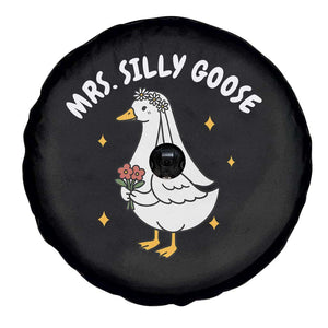Mrs. Silly Goose Bride Spare Tire Cover Funny Goose Lovers Bride To Be TS10 Print Your Wear