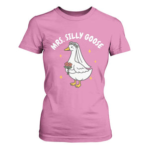 Mrs. Silly Goose Bride T Shirt For Women Funny Goose Lovers Bride To Be TS10 Azalea Print Your Wear