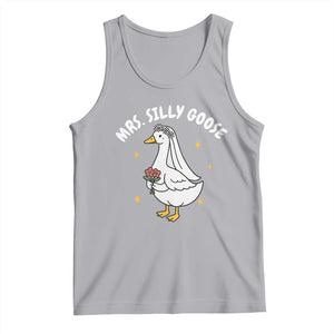 Mrs. Silly Goose Bride Tank Top Funny Goose Lovers Bride To Be TS10 Athletic Heather Print Your Wear
