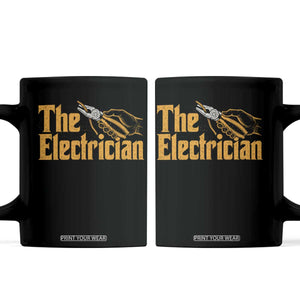 The Electrician Coffee Mug Vintage Wire Stripper Pliers Graphic