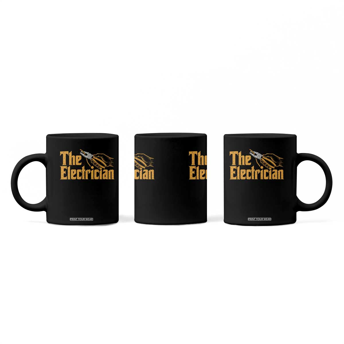 The Electrician Coffee Mug Vintage Wire Stripper Pliers Graphic