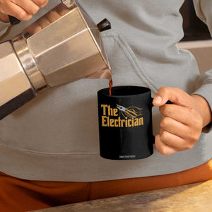 The Electrician Coffee Mug Vintage Wire Stripper Pliers Graphic