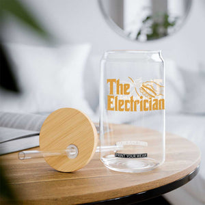 The Electrician Glass Can Vintage Wire Stripper Pliers Graphic