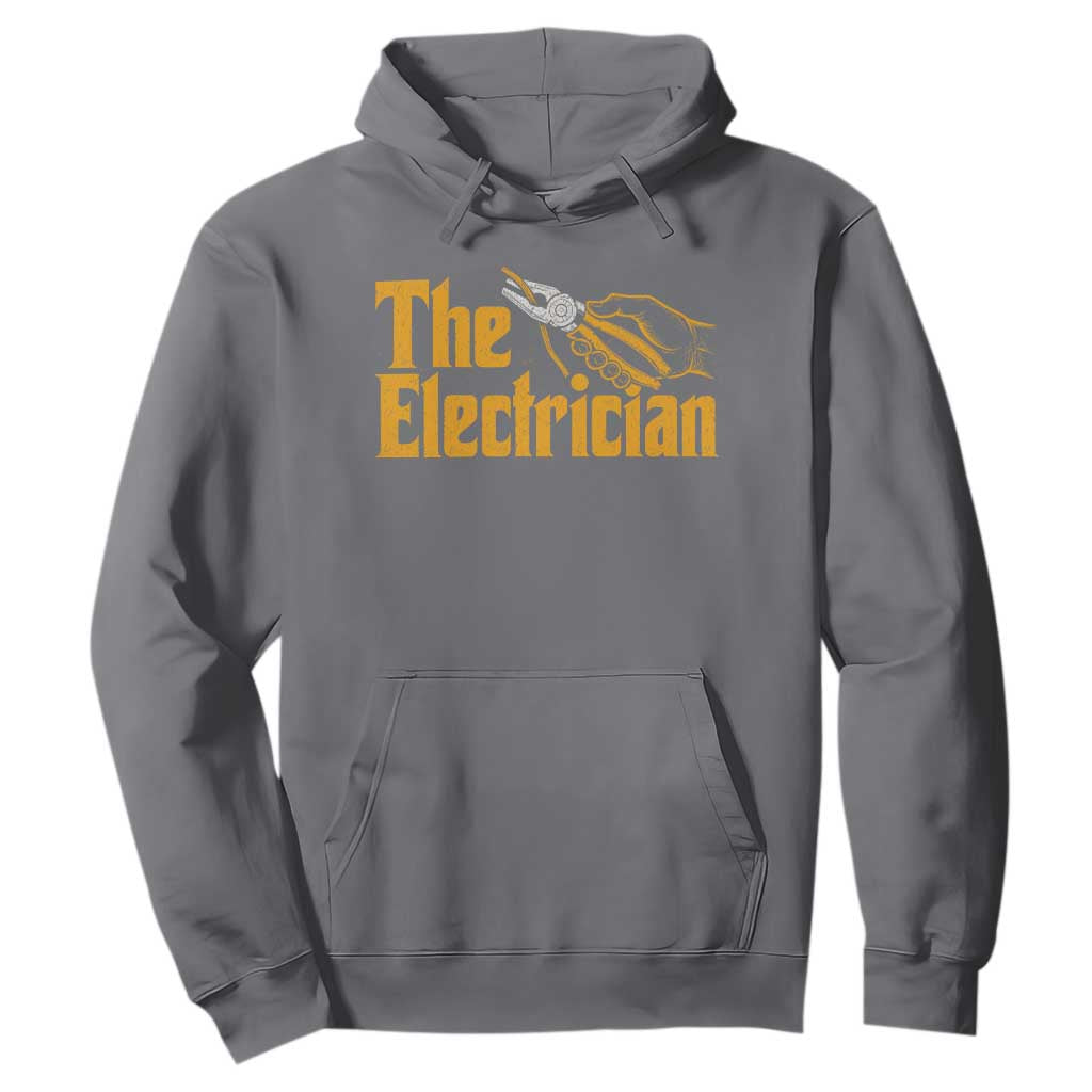 The Electrician Hoodie Vintage Wire Stripper Pliers Graphic