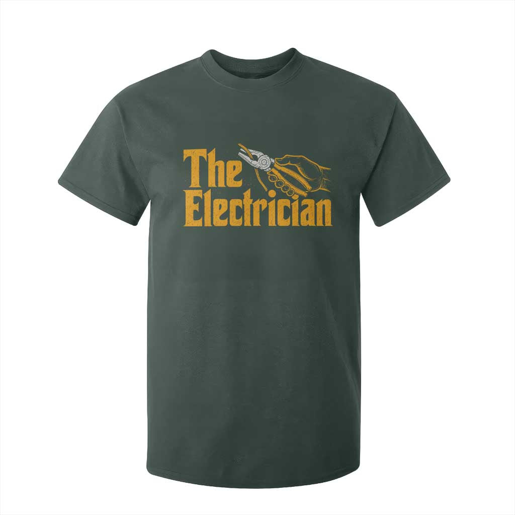 The Electrician T Shirt For Kid Vintage Wire Stripper Pliers Graphic