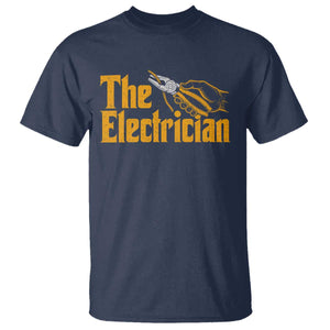 The Electrician T Shirt Vintage Wire Stripper Pliers Graphic