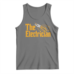 The Electrician Tank Top Vintage Wire Stripper Pliers Graphic