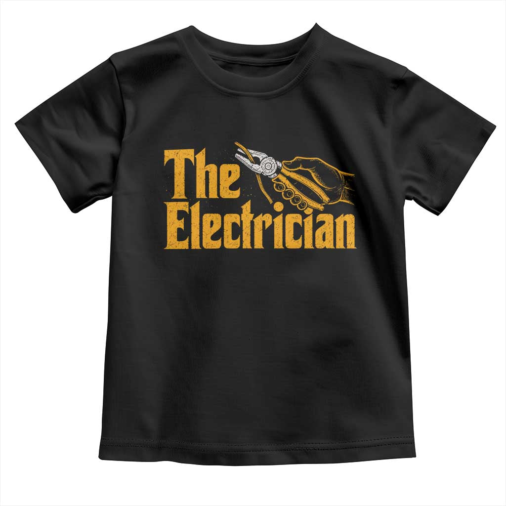 The Electrician Toddler T Shirt Vintage Wire Stripper Pliers Graphic TS10 Black Print Your Wear
