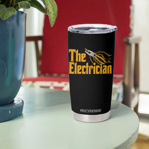 The Electrician Tumbler Cup Vintage Wire Stripper Pliers Graphic