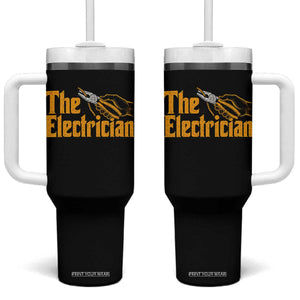 The Electrician Tumbler With Handle Vintage Wire Stripper Pliers Graphic