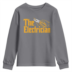 The Electrician Youth Sweatshirt Vintage Wire Stripper Pliers Graphic