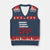 Monday Tuesday Thursday Practice Qualifying Race Day V-Neck Knit Sweater Vest TS10 Navy Red Print Your Wear