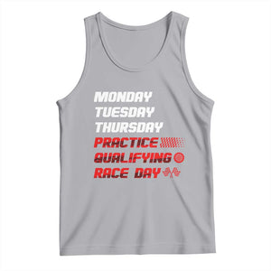Monday Tuesday Thursday Practice Qualifying Race Day Tank Top TS10 Athletic Heather Print Your Wear