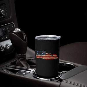 Racing Car Tumbler Cup Retro Style Vintage American Flag TS10 Print Your Wear