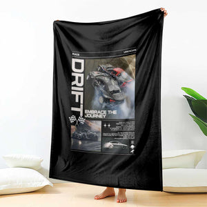 Vintage Japanese Drift Race Car Throw Blanket Cool Retro Vintage JDM Tokyo Japan Drifting TS10 Print Your Wear